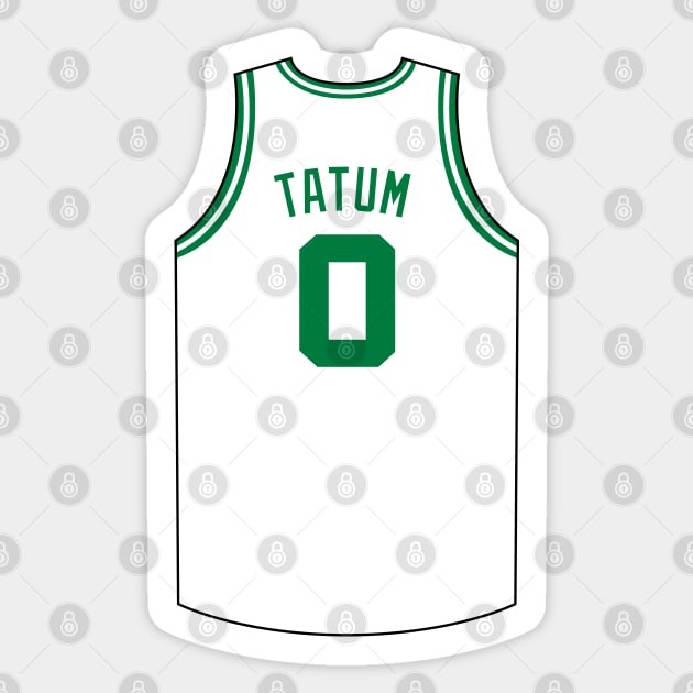 Jayson Tatum Boston Jersey Qiangy Sticker by qiangdade